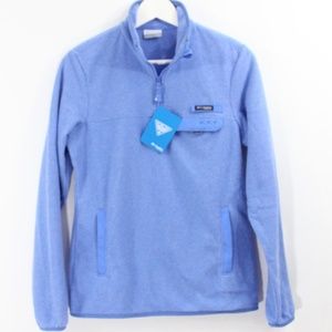 Columbia Fleece Pullover XS New Women PFG Harborside Jacket Fishing Outdoor